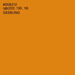 #DE8212 - Geebung Color Image
