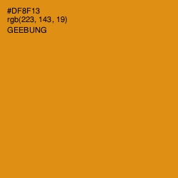 #DF8F13 - Geebung Color Image