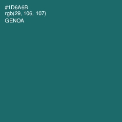 #1D6A6B - Genoa Color Image