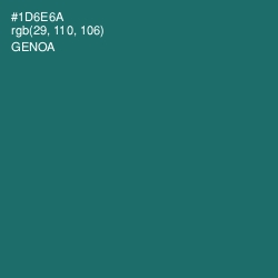 #1D6E6A - Genoa Color Image
