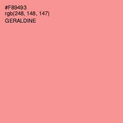 #F89493 - Geraldine Color Image