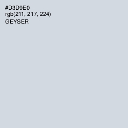 #D3D9E0 - Geyser Color Image