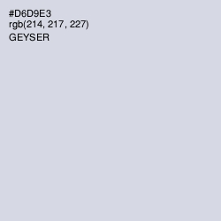 #D6D9E3 - Geyser Color Image