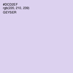 #DCD2EF - Geyser Color Image