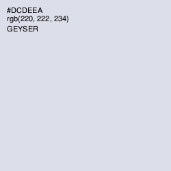 #DCDEEA - Geyser Color Image