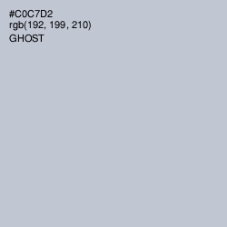 #C0C7D2 - Ghost Color Image