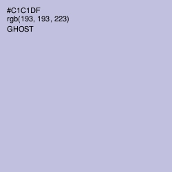 #C1C1DF - Ghost Color Image