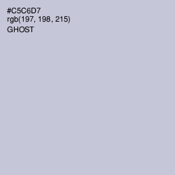#C5C6D7 - Ghost Color Image