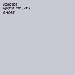 #C9C9D3 - Ghost Color Image