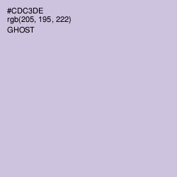 #CDC3DE - Ghost Color Image