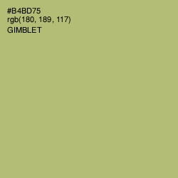 #B4BD75 - Gimblet Color Image