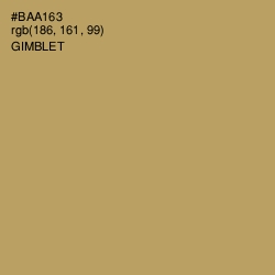 #BAA163 - Gimblet Color Image