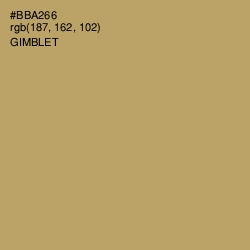 #BBA266 - Gimblet Color Image