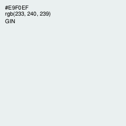 #E9F0EF - Gin Color Image