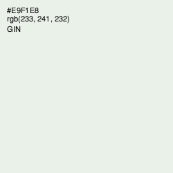 #E9F1E8 - Gin Color Image