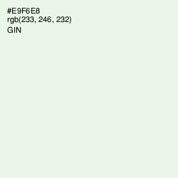 #E9F6E8 - Gin Color Image