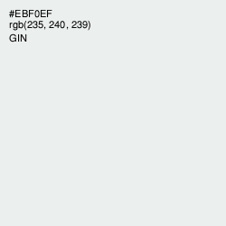 #EBF0EF - Gin Color Image