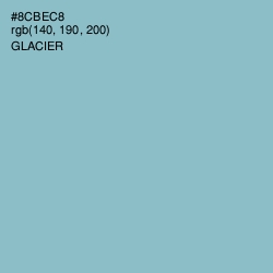 #8CBEC8 - Glacier Color Image