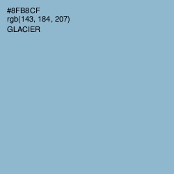 #8FB8CF - Glacier Color Image