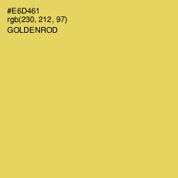 #E6D461 - Goldenrod Color Image