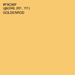 #F9C96F - Goldenrod Color Image