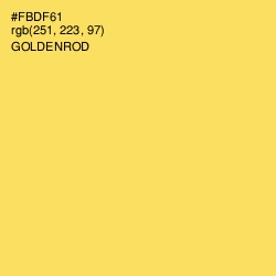 #FBDF61 - Goldenrod Color Image