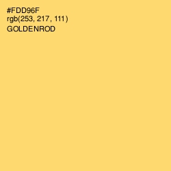 #FDD96F - Goldenrod Color Image