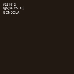 #221912 - Gondola Color Image