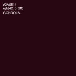 #2A0514 - Gondola Color Image
