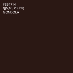 #2B1714 - Gondola Color Image
