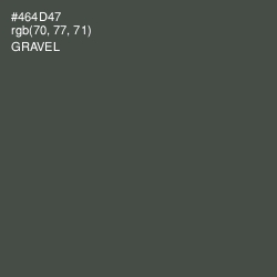 #464D47 - Gravel Color Image