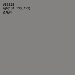 #838281 - Gray Color Image