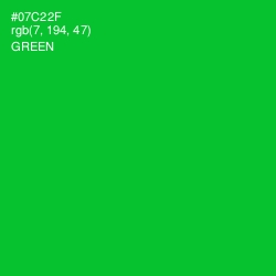 #07C22F - Green Color Image