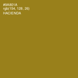#9A801A - Hacienda Color Image