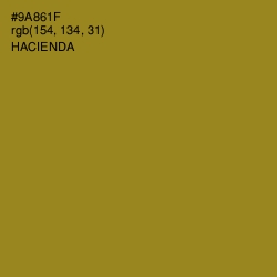 #9A861F - Hacienda Color Image