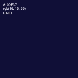 #100F37 - Haiti Color Image