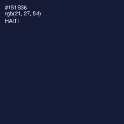 #151B36 - Haiti Color Image