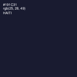 #191C31 - Haiti Color Image