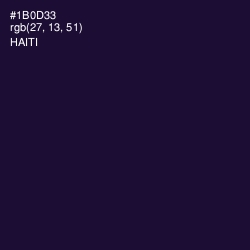 #1B0D33 - Haiti Color Image