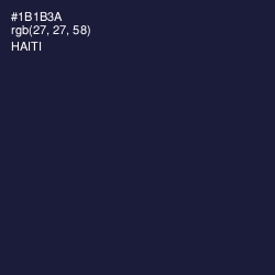#1B1B3A - Haiti Color Image