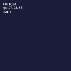 #1B1C3A - Haiti Color Image