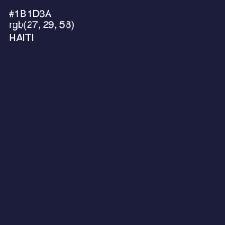 #1B1D3A - Haiti Color Image