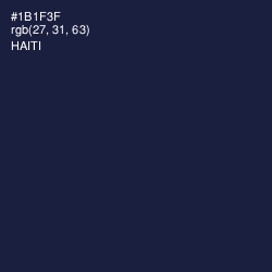 #1B1F3F - Haiti Color Image