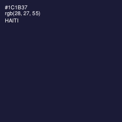#1C1B37 - Haiti Color Image