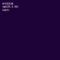 #1D0338 - Haiti Color Image