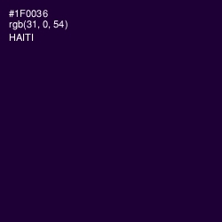 #1F0036 - Haiti Color Image