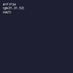 #1F1F34 - Haiti Color Image