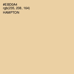 #EBD0A4 - Hampton Color Image