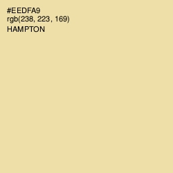 #EEDFA9 - Hampton Color Image