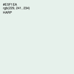 #E5F1EA - Harp Color Image
